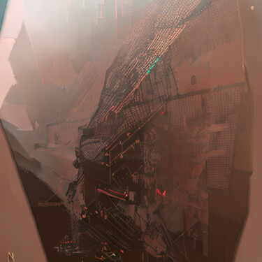 Arte digital titulada "Cityx" por Isra, Obra de arte original, Imagen generada por IA