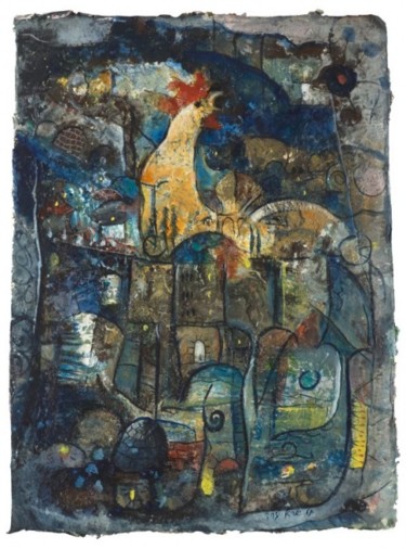 Painting titled "Shalom" by Israel Isaac Besancon, Original Artwork