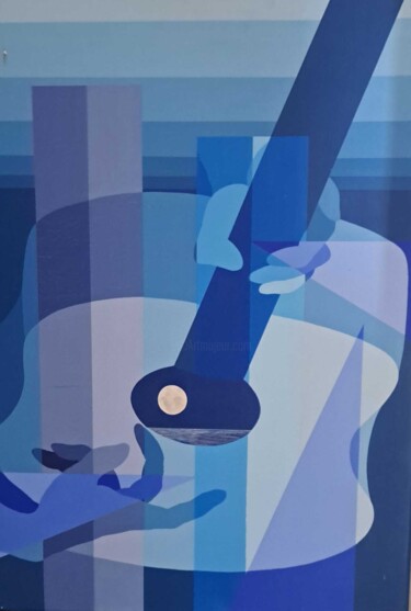 Peinture intitulée "musica plastica 02" par Italo Somma, Œuvre d'art originale, Acrylique