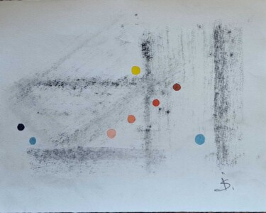 Tekening getiteld "papel 05" door Italo Somma, Origineel Kunstwerk, Aquarel