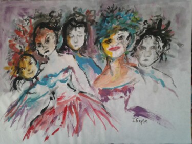 Schilderij getiteld "The Gala by Itoffee…" door Itoffee Gayle, Origineel Kunstwerk