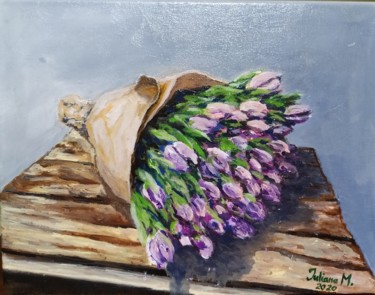 "Tulips" başlıklı Tablo Iuliana Moraru Murgulescu (Iulia) tarafından, Orijinal sanat, Akrilik