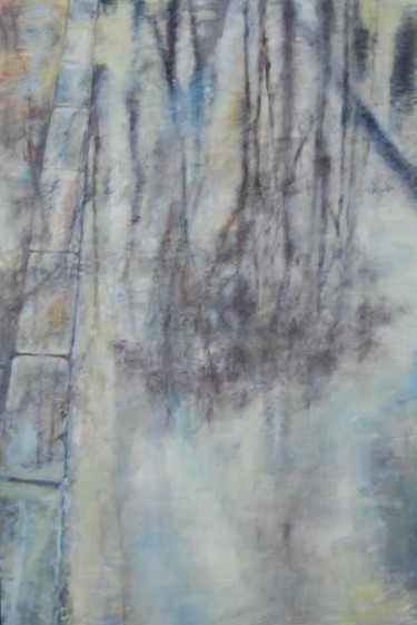 Pintura intitulada "After rain" por Iuliana Barbu, Obras de arte originais, Óleo