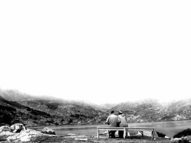 Photographie intitulée "At the Lake" par Iva Geo, Œuvre d'art originale, Photographie argentique