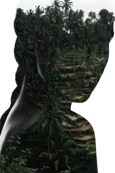 Fotografía titulada "Tropical Mask" por Ivan Cheremisin, Obra de arte original, Fotografía digital