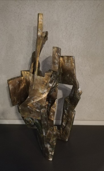 Rzeźba zatytułowany „STRUTTURA 2003” autorstwa Ivan Fabani, Oryginalna praca, Drewno