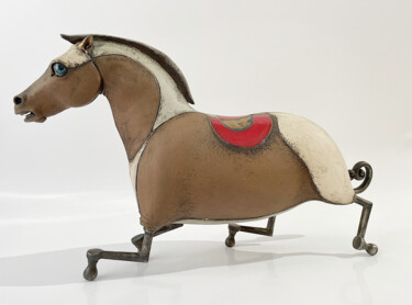 Sculptuur getiteld "Proud Horse- large…" door Ivan Panov, Origineel Kunstwerk, Keramiek