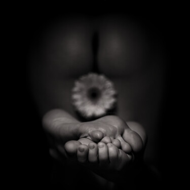 摄影 标题为“FEET AND FLOWER 3/4” 由Ivan Ponomarevsky, 原创艺术品, 数码摄影