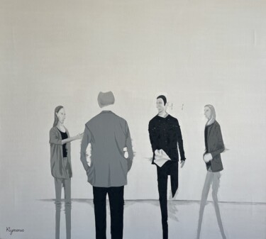 Картина под названием "Exhibition | Artist…" - Ivan Klymenko, Подлинное произведение искусства, Масло