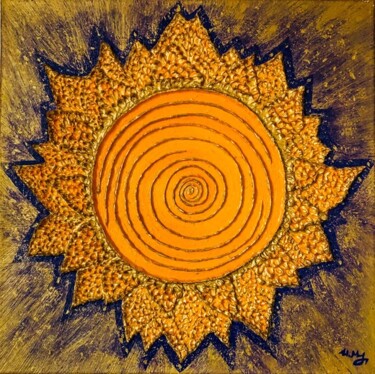 绘画 标题为“The Sun” 由Ivanna Mois, 原创艺术品, 丙烯