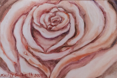 Peinture intitulée "Rose" par Svetlana Ivanova, Œuvre d'art originale, Huile