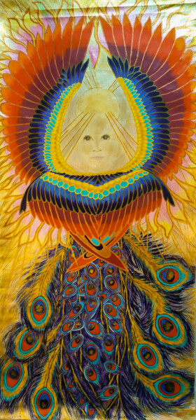 Картина под названием "Phoenix Bird - the…" - Svetlana Ivanova, Подлинное произведение искусства, Масло