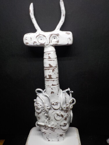 雕塑 标题为“Idolo (Idol)” 由Ivan Zucconelli, 原创艺术品, 聚合物粘土
