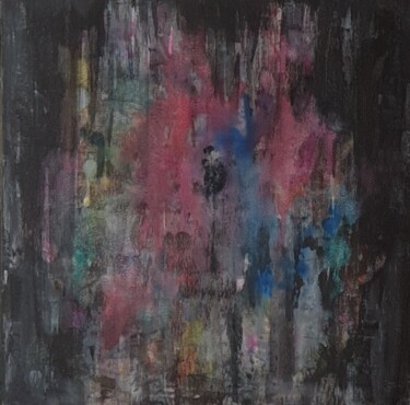 Картина под названием "Original Abstract L…" - Iveta Zaharova (Kārkla), Подлинное произведение искусства, Акрил