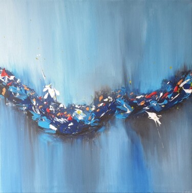 "Blue Landscape Pain…" başlıklı Tablo Iveta Zaharova (Kārkla) tarafından, Orijinal sanat, Akrilik