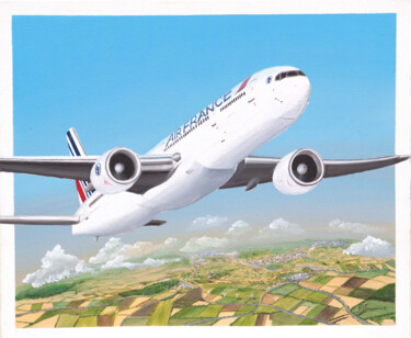 Pintura titulada "Summer 777" por J.Lemki, Obra de arte original, Acrílico