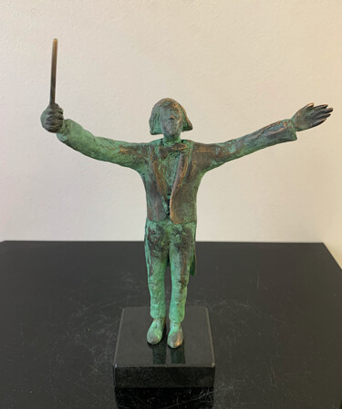雕塑 标题为“Dirigent” 由Jacek Cholewa, 原创艺术品, 青铜