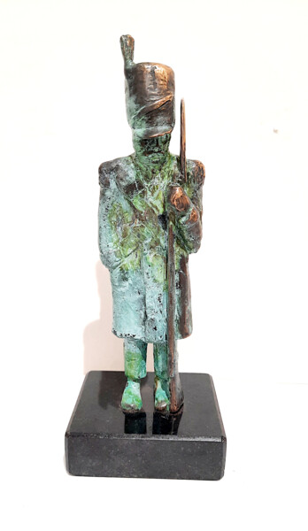Escultura titulada "Soldier" por Jacek Cholewa, Obra de arte original, Bronce