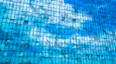 제목이 "Windows clouds"인 디지털 아트 Jacek Dudziński로, 원작, 디지털 페인팅