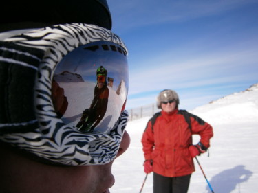 Photographie intitulée "ski" par Jacques Veinante (jackart), Œuvre d'art originale