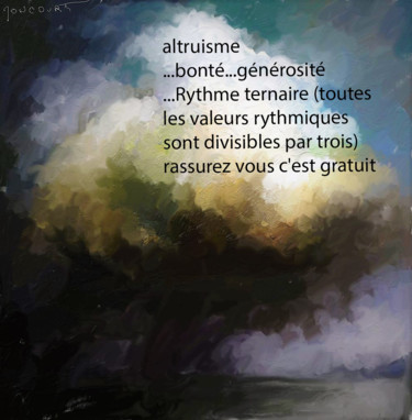 Arts numériques intitulée "en ces temps diffic…" par Jacky Joncourt, Œuvre d'art originale