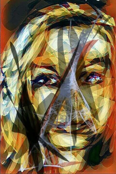 "Portrait de femme..." başlıklı Dijital Sanat Jacky Patin tarafından, Orijinal sanat