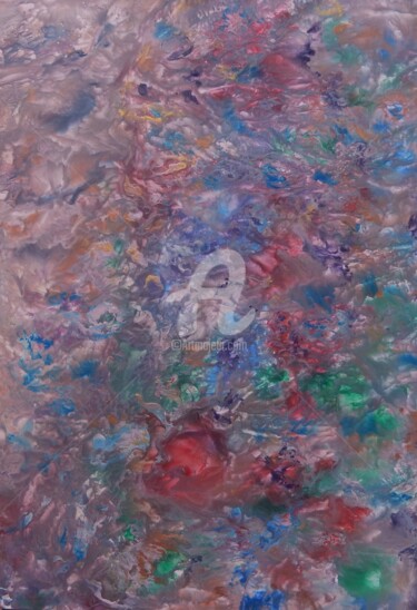 Peinture intitulée "EURYTHMIE" par Peintre-Encauste Aiguaviva Jacqueline, Œuvre d'art originale, Encaustique Monté sur Panne…