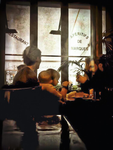 Photography titled "Déjeuner familial" by Jacqueline Giudicelli, Original Artwork, Digital Photography