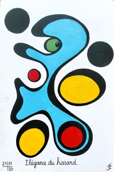 Dessin intitulée "Elegance du hasard" par Jacques Charon, Œuvre d'art originale, Crayon
