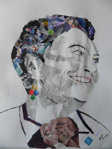 Collages titled "mo" by Jacques Pierre Pichon, Original Artwork, Collages
