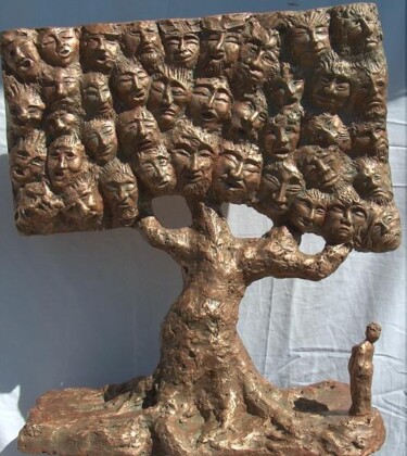 Sculpture intitulée "arbre" par Jacques Stauffert, Œuvre d'art originale, Métaux