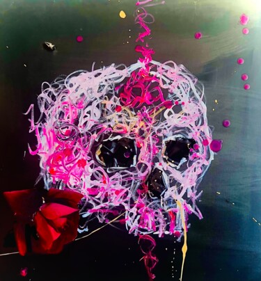 Collages titulada "Dead Inside" por Jade Ciandella, Obra de arte original, Acrílico