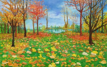 제목이 "Herbst Schläftigkeit"인 미술작품 Jaga Rudnicka로, 원작, 기름