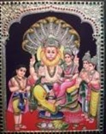 Painting titled "Lord Narasimha" by Jagannathan P, Original Artwork