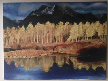 Painting titled "LAGUNA" by Jaibue77, Original Artwork, Oil