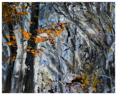 Pittura intitolato "Forest III" da Jakub Kossakowski (Art After Hours), Opera d'arte originale, Acrilico
