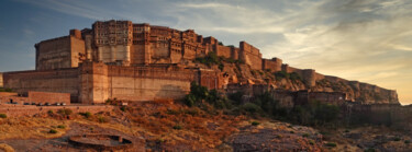 Photography titled "Fort of Jodhpur, Ra…" by James Gritz, Original Artwork, Digital Photography