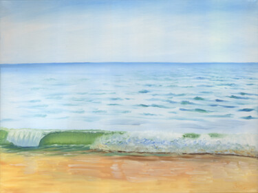 Pintura titulada "Ocean View" por James Potter, Obra de arte original, Oleo