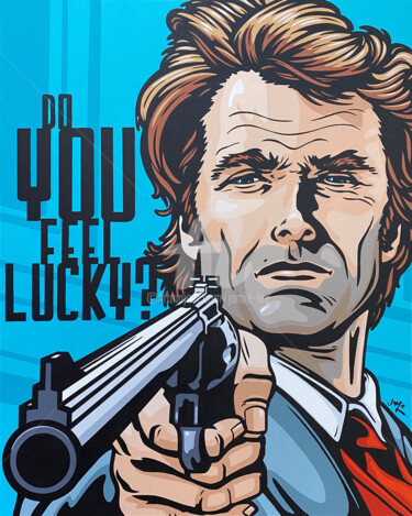 Peinture intitulée "Dirty Harry - Do Yo…" par Jamie Lee, Œuvre d'art originale, Acrylique Monté sur Châssis en bois