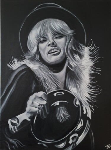 Peinture intitulée "Stevie Nicks" par Jan-Albert Ernsten, Œuvre d'art originale, Huile