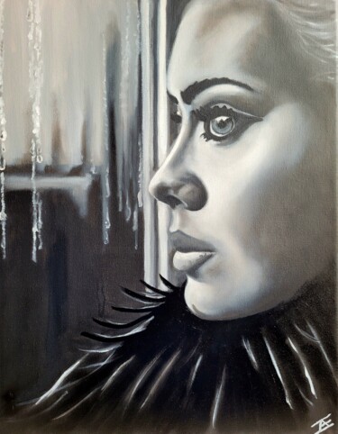 Painting titled "Adele" by Jan-Albert Ernsten, Original Artwork, Oil