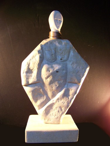 Sculpture titled "La Boheme---Limesto…" by Jan And Jo Moore, Original Artwork, Stone