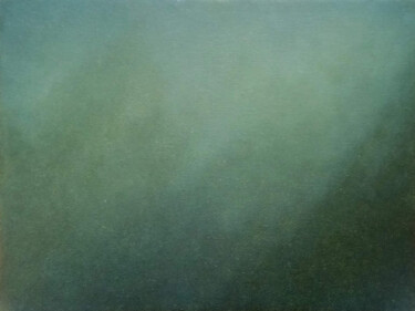 제목이 "Mountainscape IX"인 미술작품 Jan De Vleeschauwer로, 원작, 기름 나무 들것 프레임에 장착됨