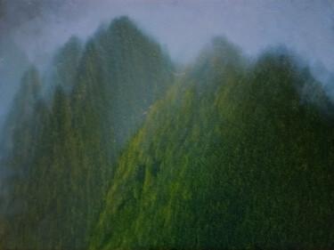 Картина под названием "Mountainscape XX" - Jan De Vleeschauwer, Подлинное произведение искусства, Масло Установлен на Деревя…