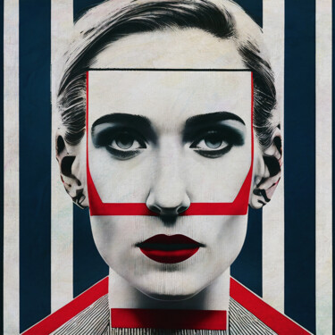 Цифровое искусство под названием "The eyes facing you" - Jan Keteleer, Подлинное произведение искусства, Цифровая фотография