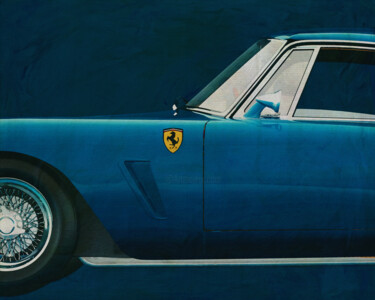 Digitale Kunst getiteld "Ferrari 250 GT SWB…" door Jan Keteleer, Origineel Kunstwerk, 3D-modellering