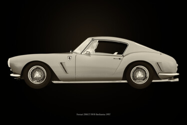 数字艺术 标题为“Ferrari 250 GT SWB…” 由Jan Keteleer, 原创艺术品, 三维建模