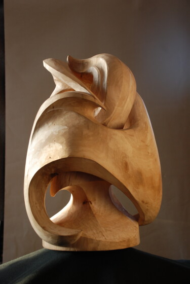 Sculpture intitulée "075" par Jan Płoński, Œuvre d'art originale, Bois