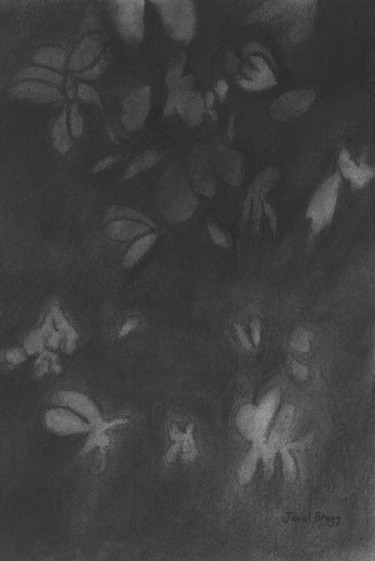 「Flower Garden in Ch…」というタイトルの絵画 Janel Braggによって, オリジナルのアートワーク, その他