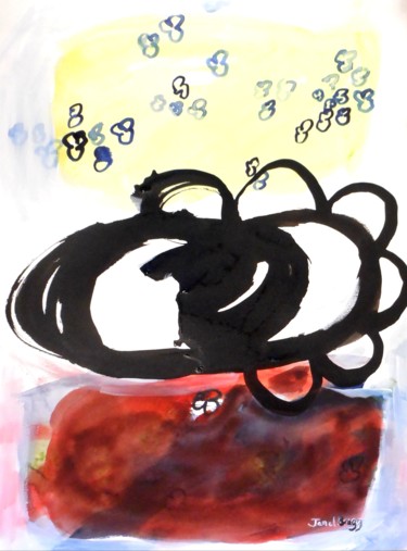 Pintura titulada "My Little Anxieties…" por Janel Bragg, Obra de arte original, Tinta
